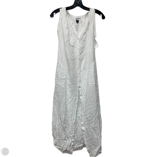 Dress Casual Maxi By Gap In White, Size: S