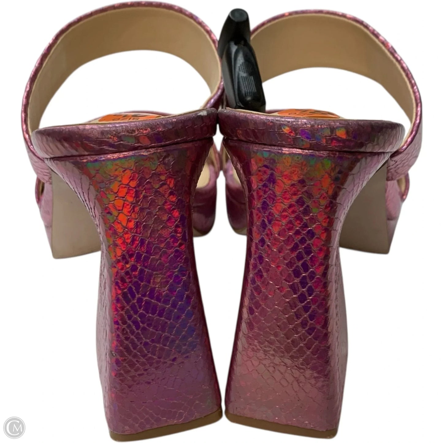 Sandals Heels Block By Jessica Simpson In Pink, Size: 8.5