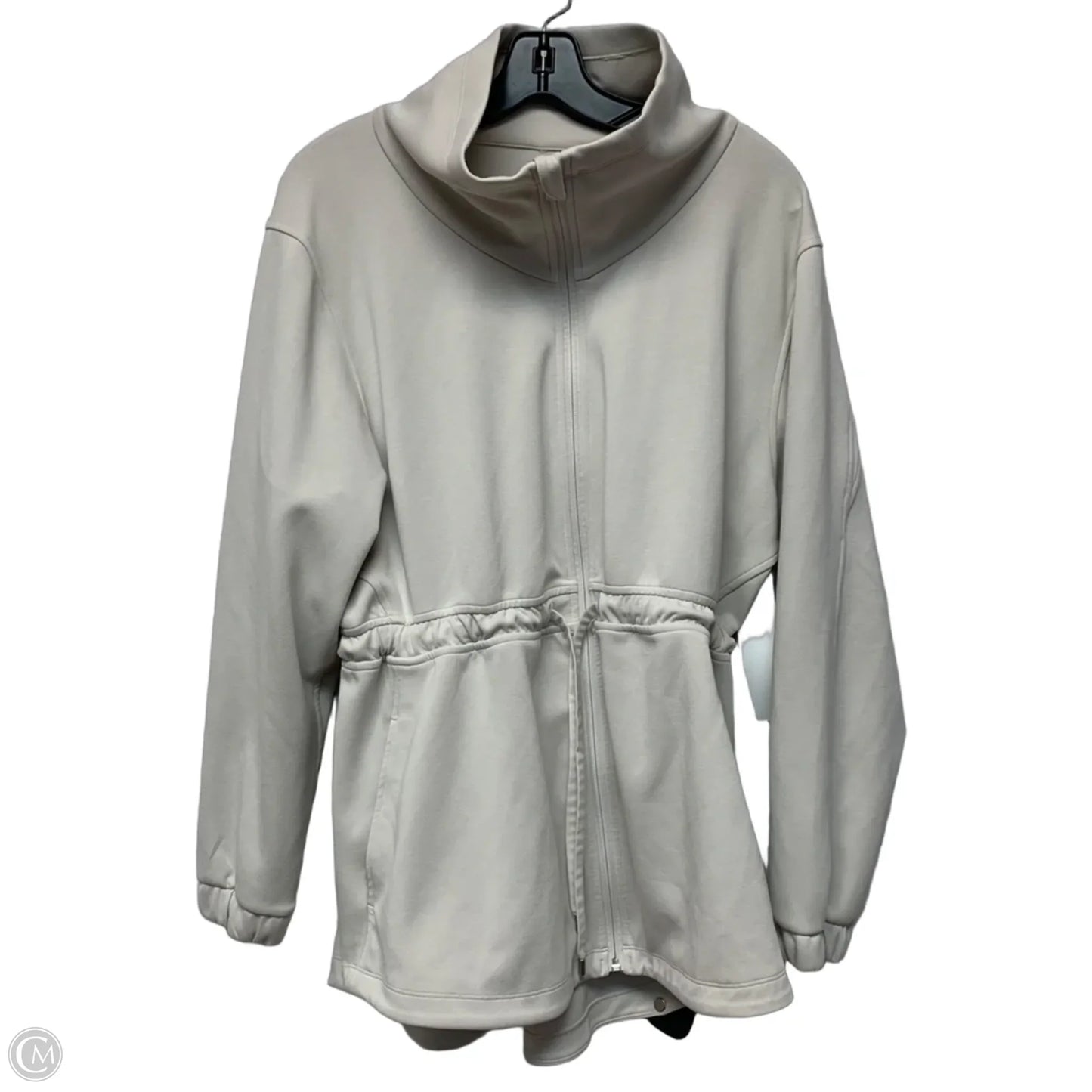 Athletic Jacket By Lululemon In Beige, Size: M