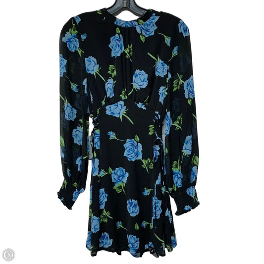 Dress Casual Short By Free People In Black & Blue, Size: Xs