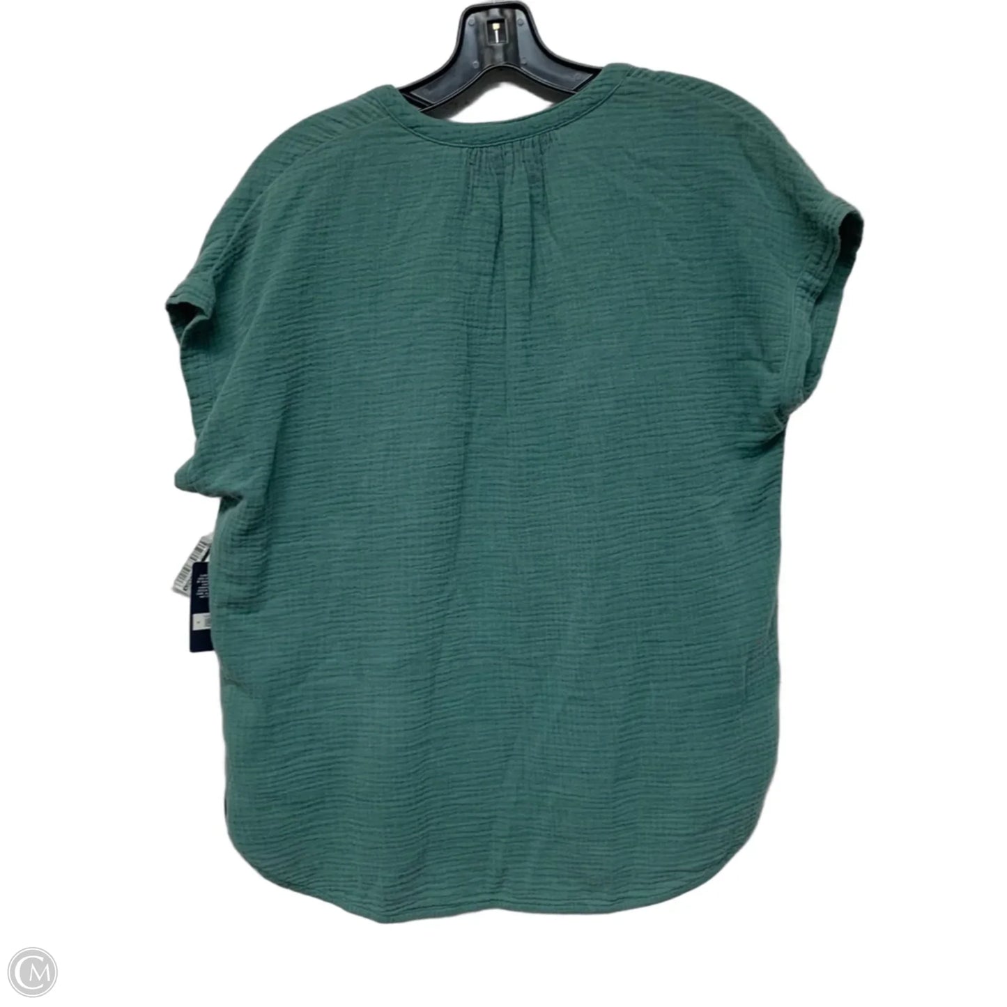Top Short Sleeve By Lucky Brand In Teal, Size: S