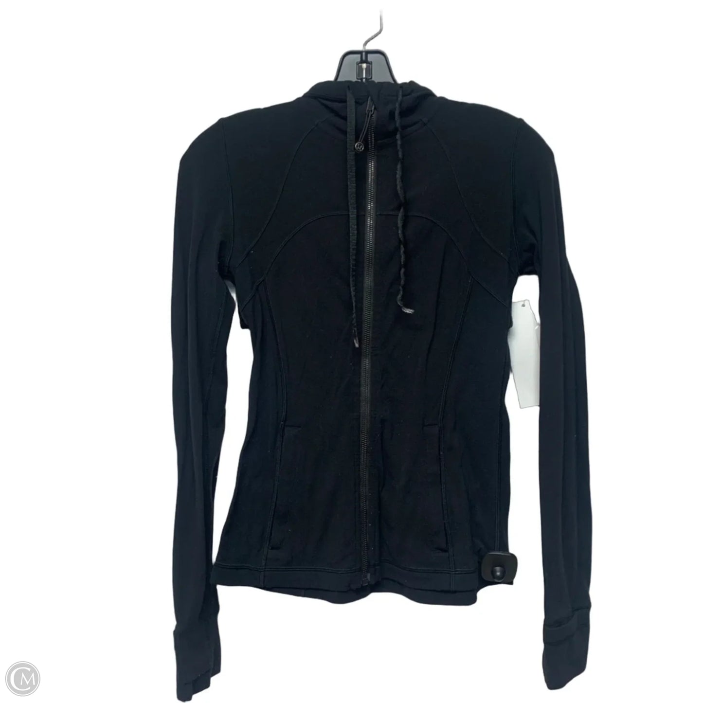 Athletic Jacket By Lululemon In Black, Size: S
