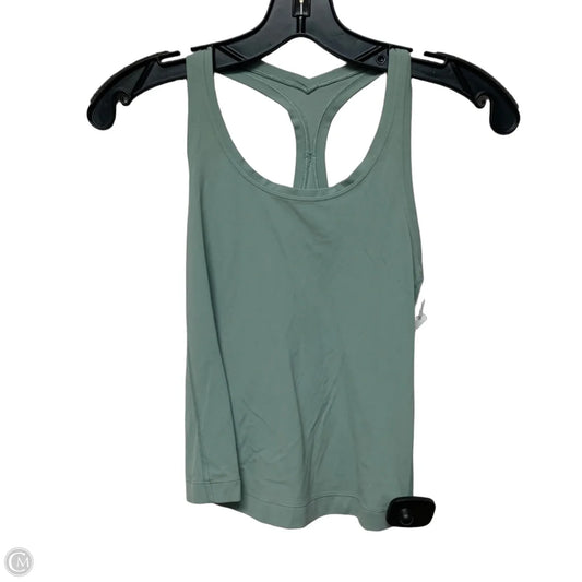 Athletic Tank Top By Lululemon In Teal, Size: S