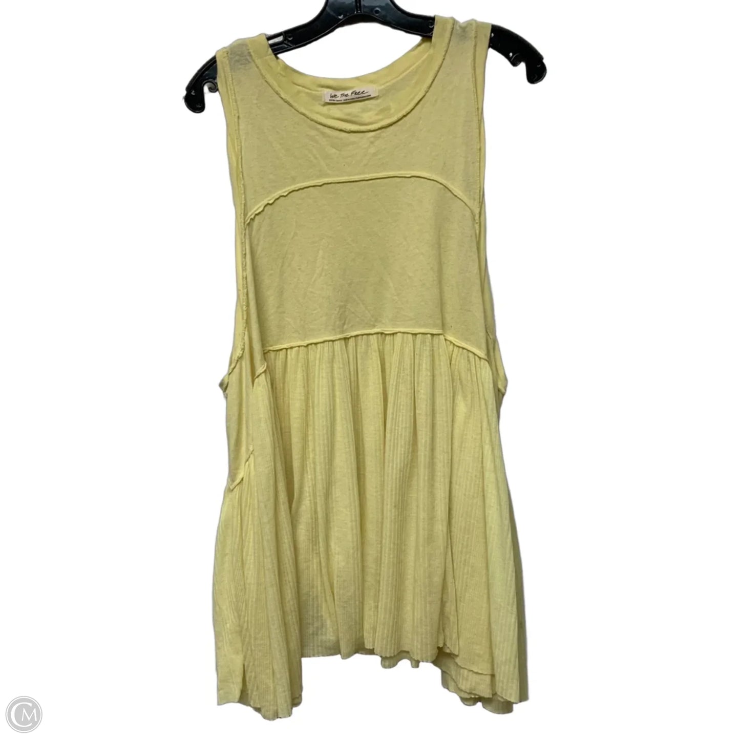 Tunic Sleeveless By We The Free In Yellow, Size: Xs