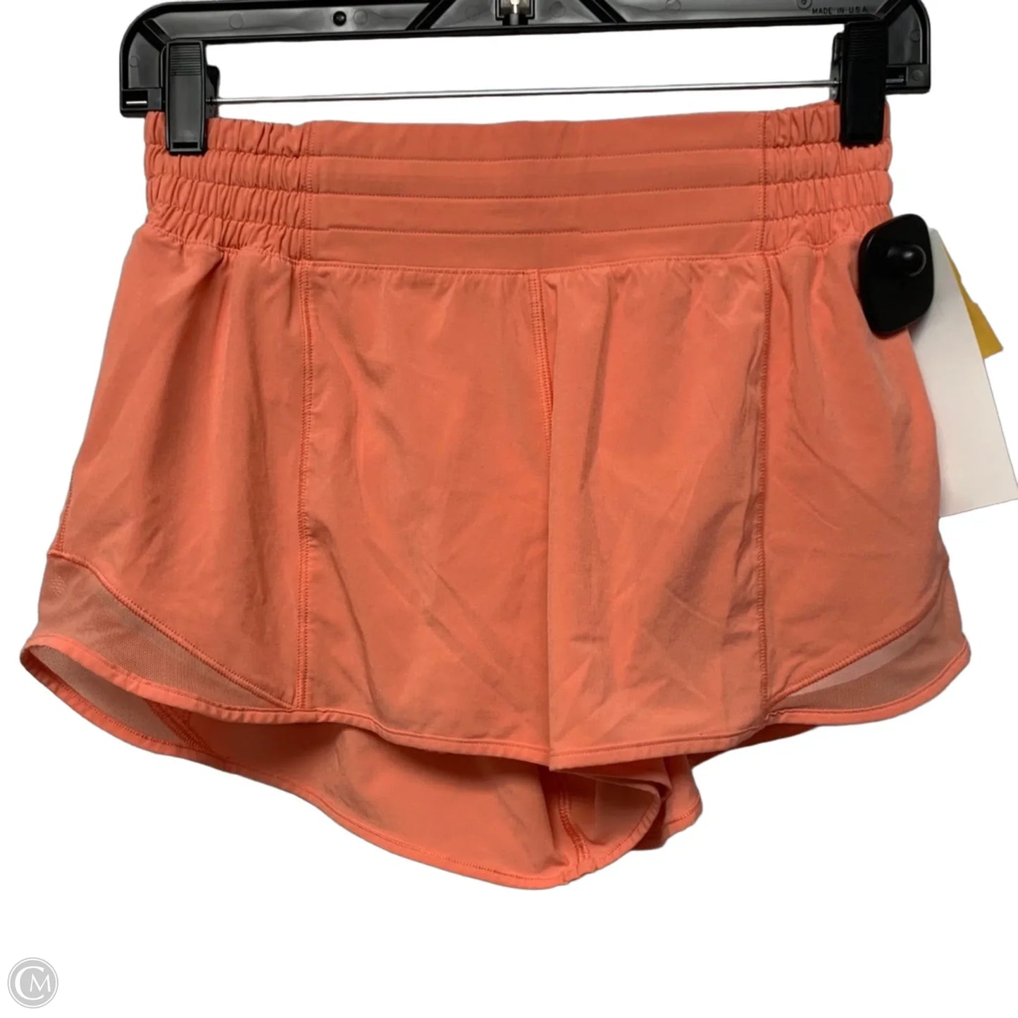 Athletic Shorts By Lululemon In Orange, Size: S