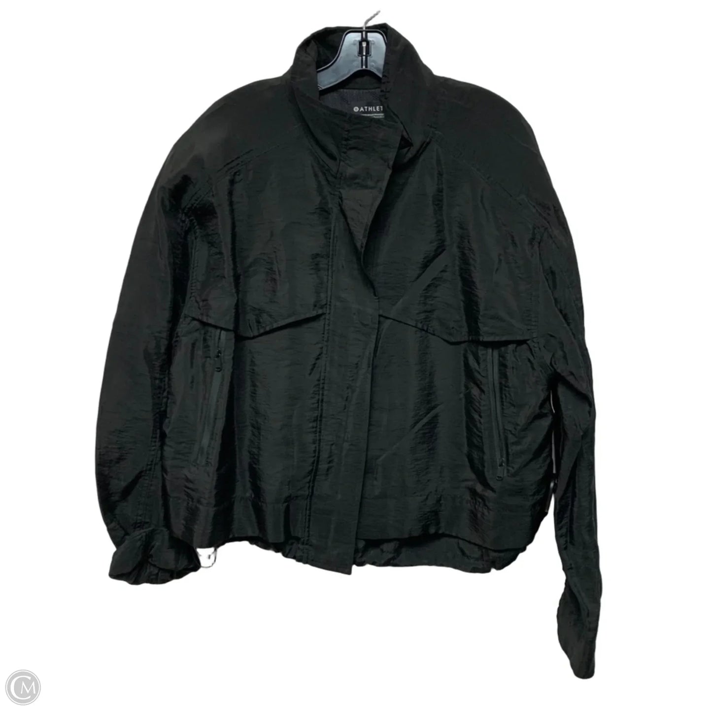 Jacket Windbreaker By Athleta In Black, Size: Xl