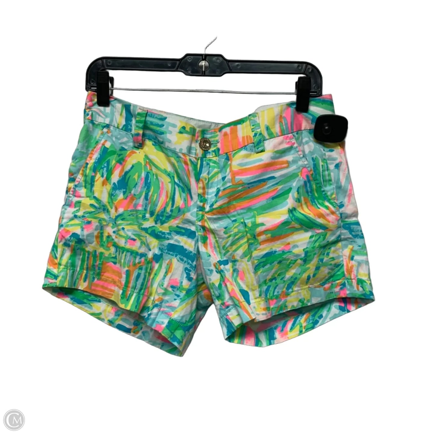 Shorts Designer By Lilly Pulitzer In Blue & Green, Size: 2
