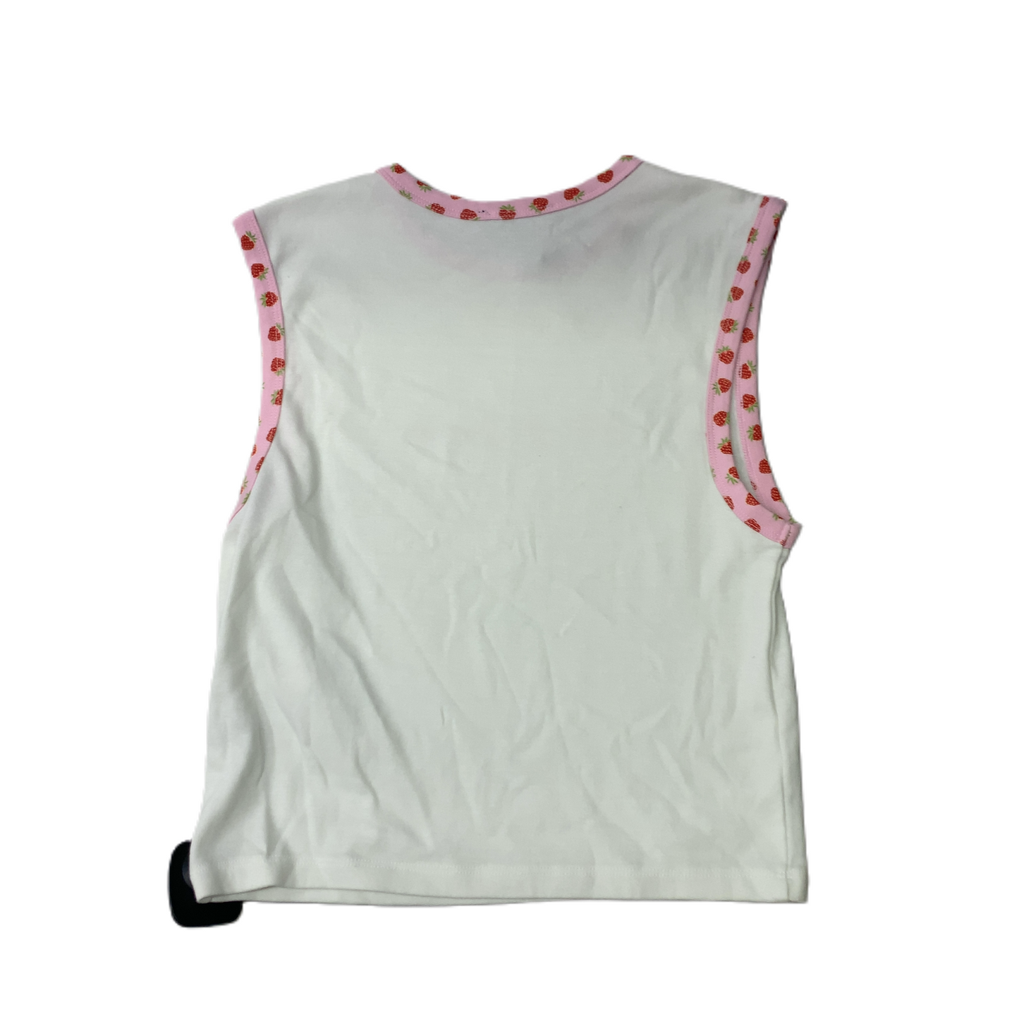 Pink & White  Top Sleeveless By Forever 21  Size: M
