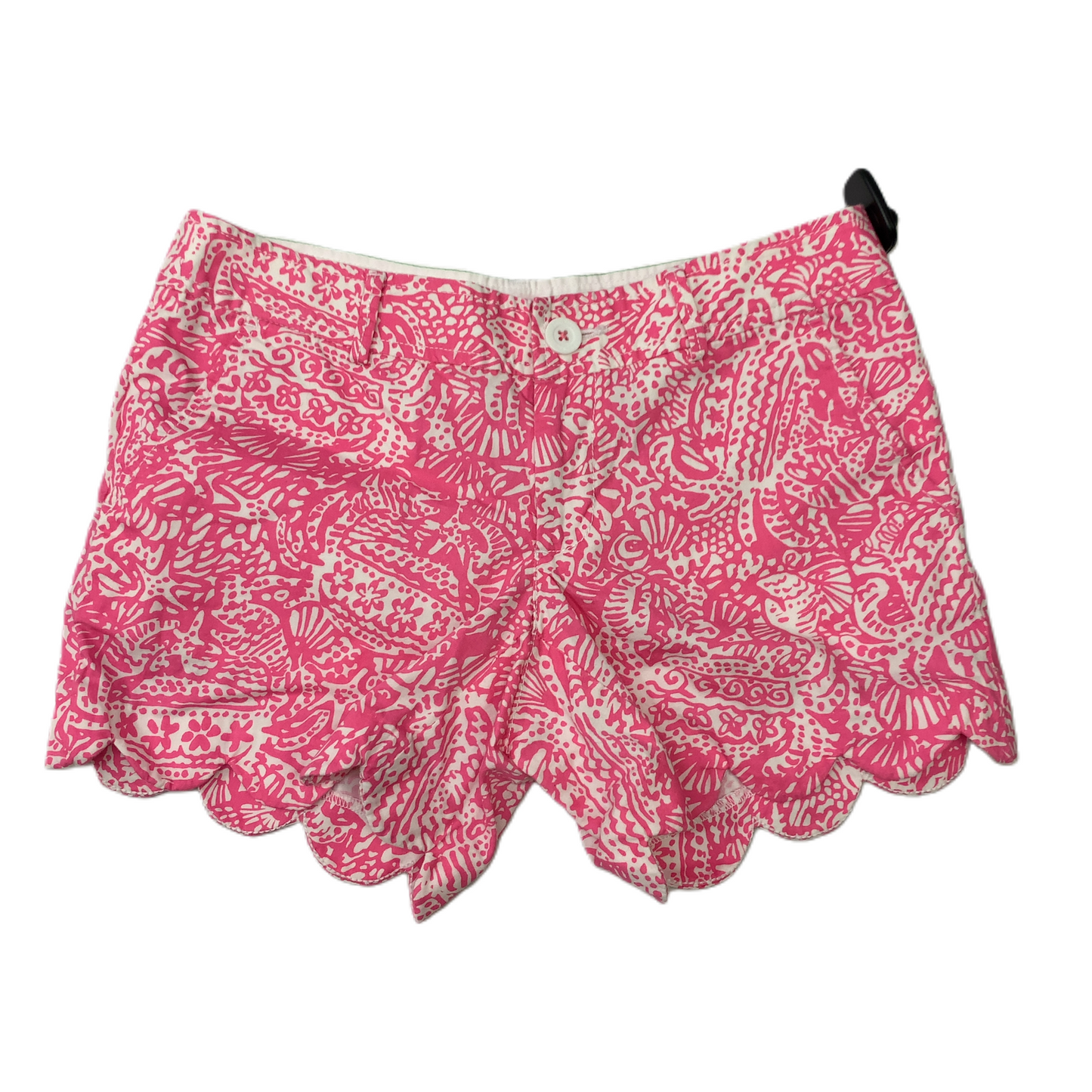 Pink & White  Shorts Designer By Lilly Pulitzer  Size: Xs