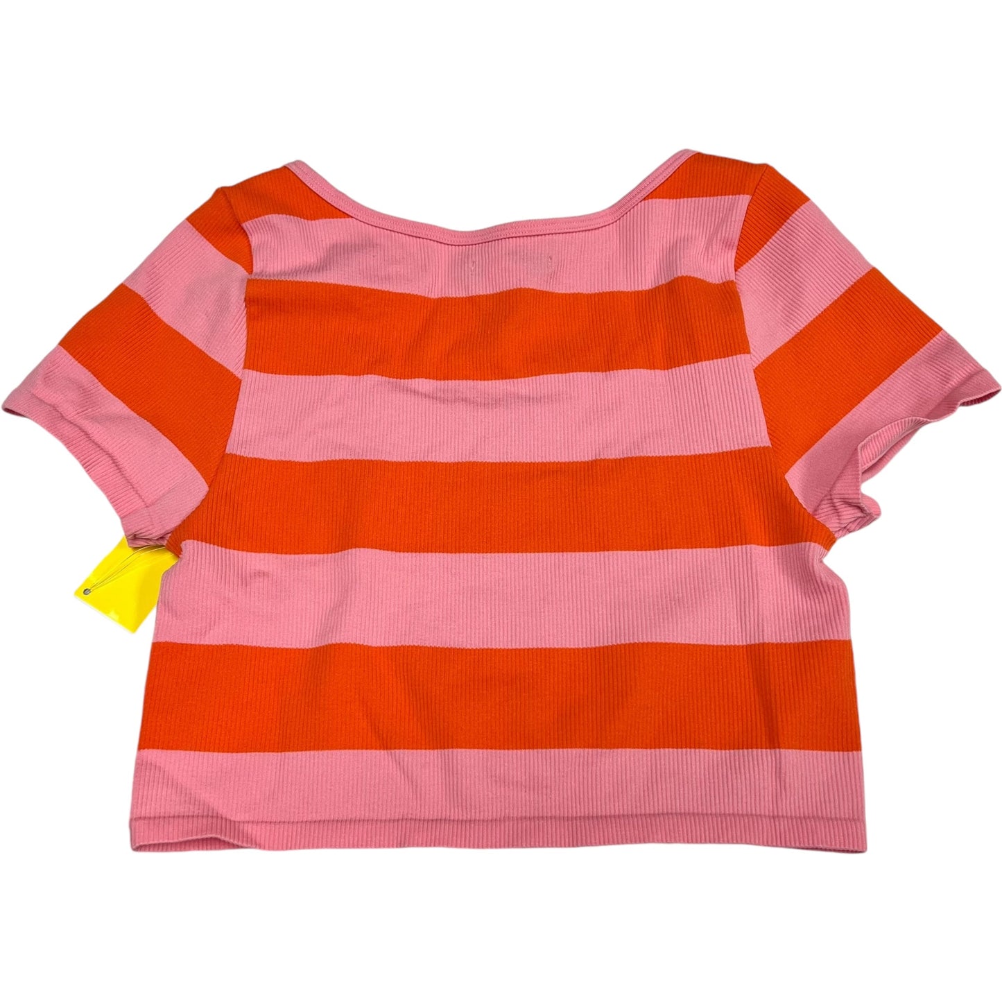 Top Short Sleeve By Wild Fable In Orange & Pink, Size: S