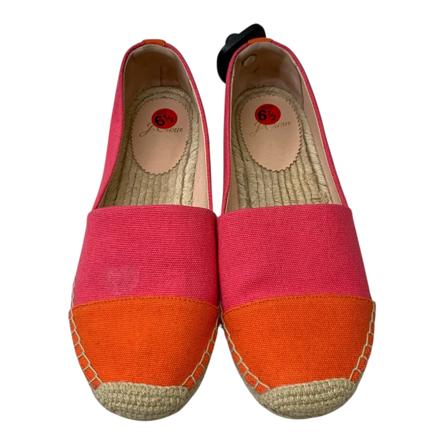 Shoes Flats By J. Crew In Orange & Pink, Size: 6.5