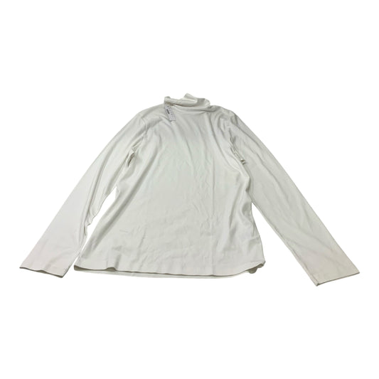 Top Long Sleeve Basic By J. Crew In White, Size: 2x