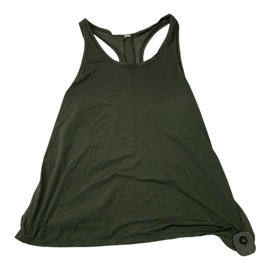 Athletic Tank Top By Lululemon In Green, Size: M