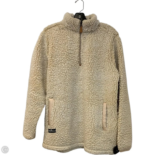 Sweatshirt Collar By Simply Southern In Cream, Size: S
