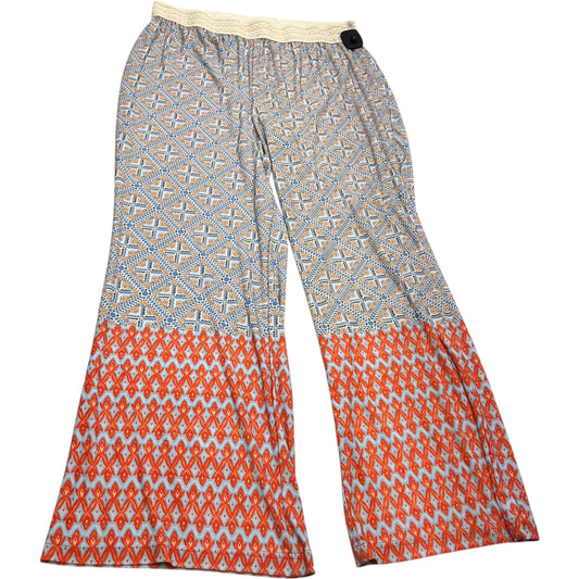 Pants Wide Leg By Vintage America In Blue & Orange, Size: Xl