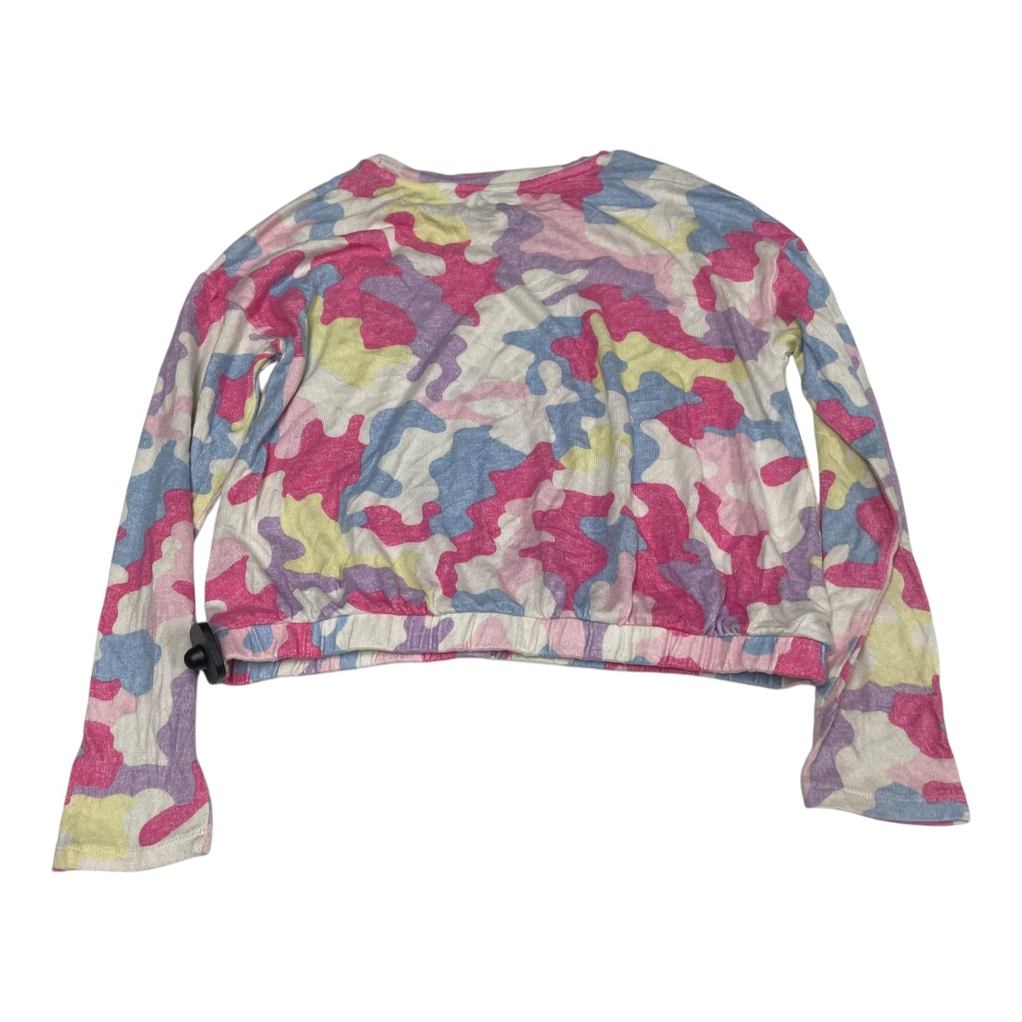 Top Long Sleeve By Crown And Ivy In Pink & Purple, Size: M