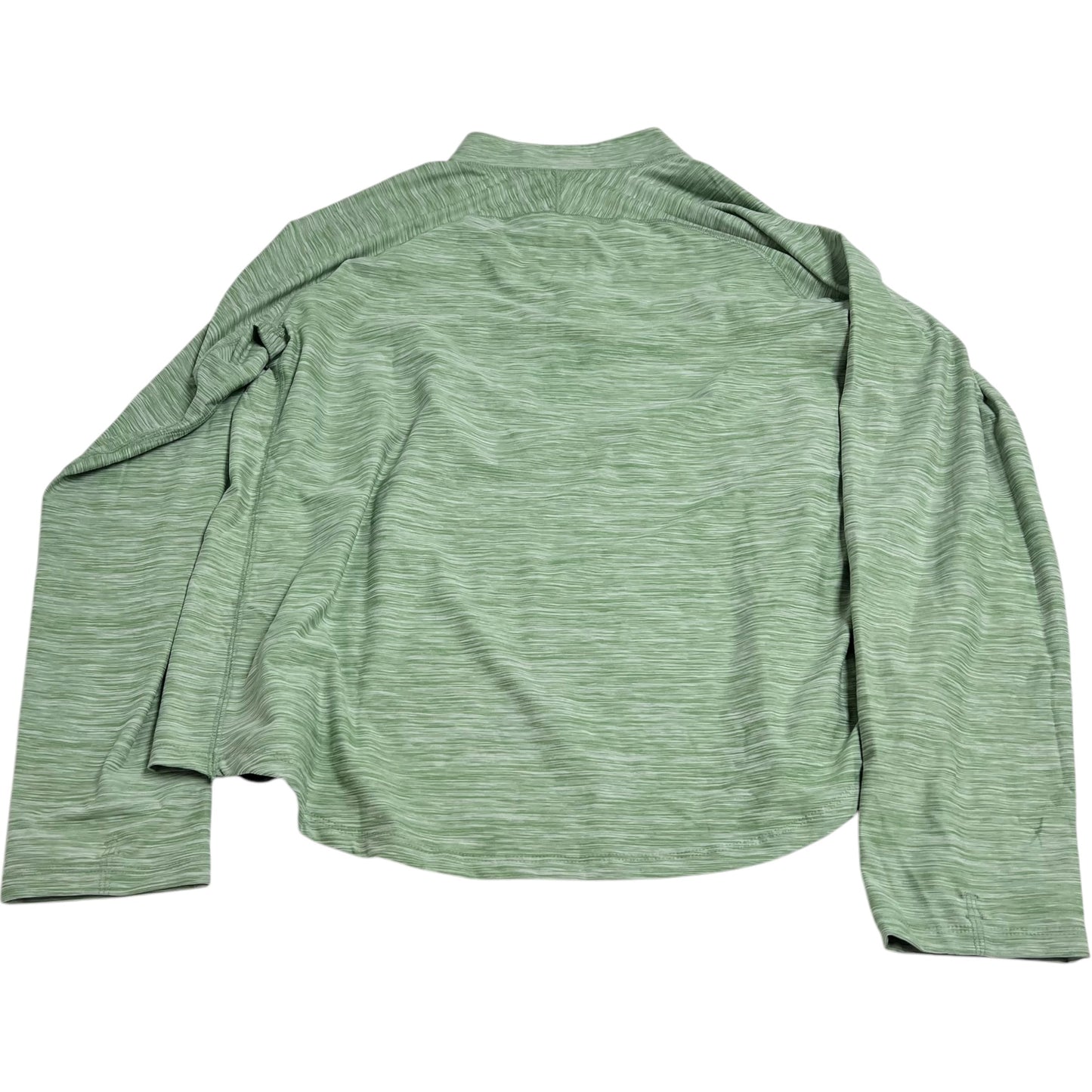 Athletic Top Long Sleeve Collar By All In Motion In Green, Size: Xl