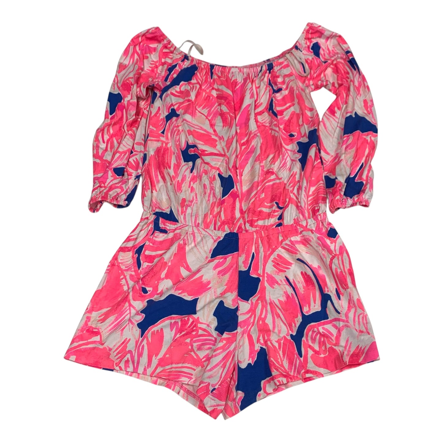 Romper Designer By Lilly Pulitzer In Pink, Size: S