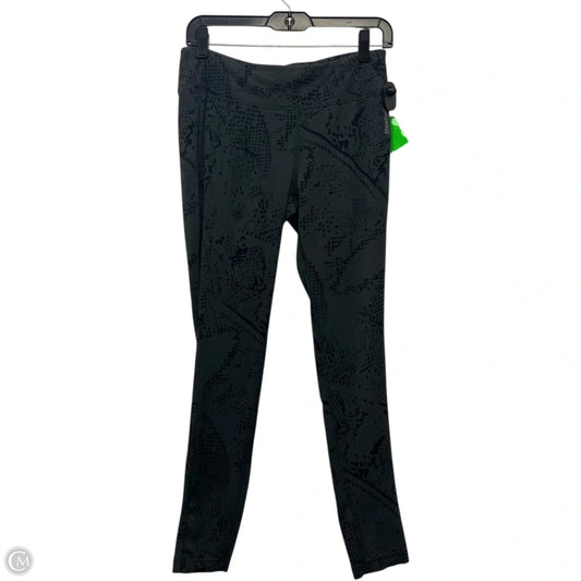 Athletic Leggings By Reebok In Grey, Size: M