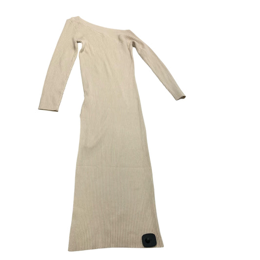 Dress Casual Maxi By Shein In Beige, Size: S