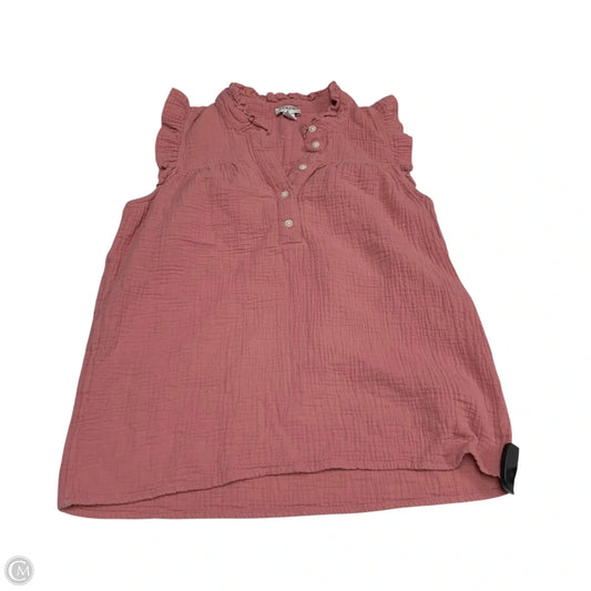 Top Sleeveless By J. Crew In Pink, Size: Xxs