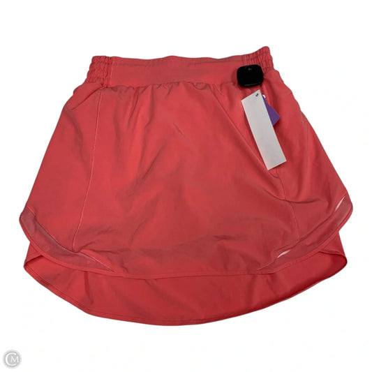 Athletic Skort By Lululemon In Pink, Size: S