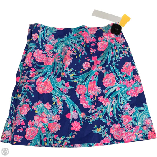 Skirt Designer By Lilly Pulitzer In Blue & Pink, Size: M