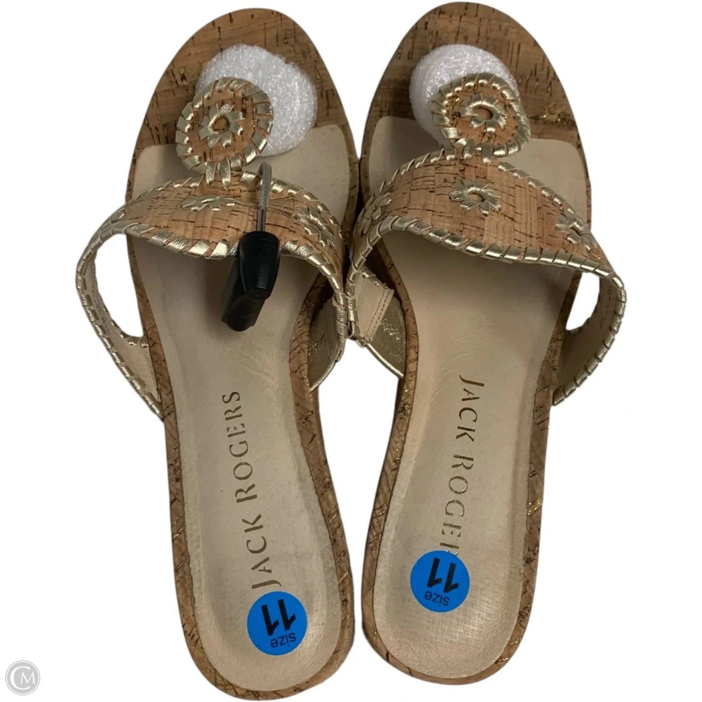 Sandals Designer By Jack Rogers In Tan, Size: 11