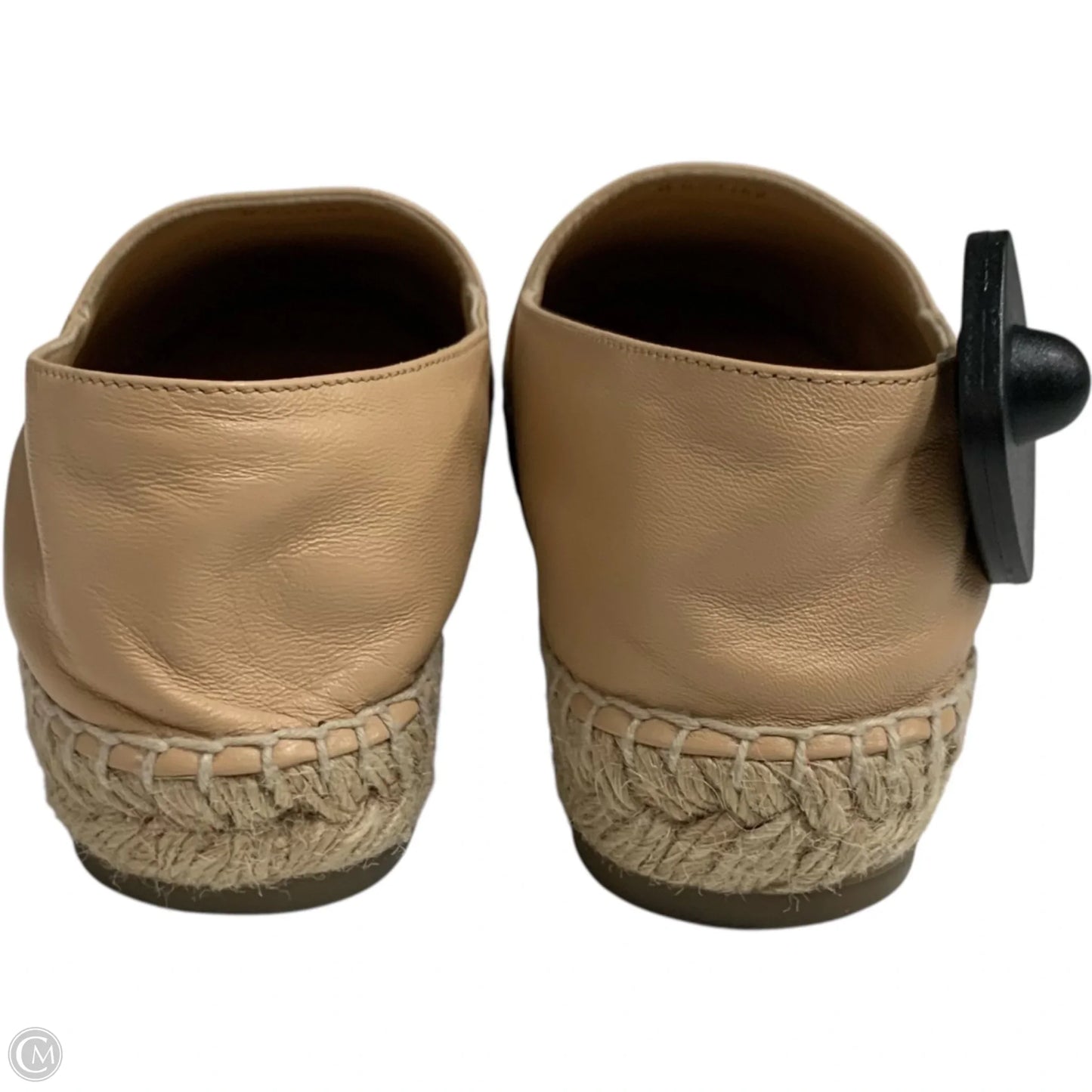 Shoes Luxury Designer By Chanel In Black & Tan, Size: 9