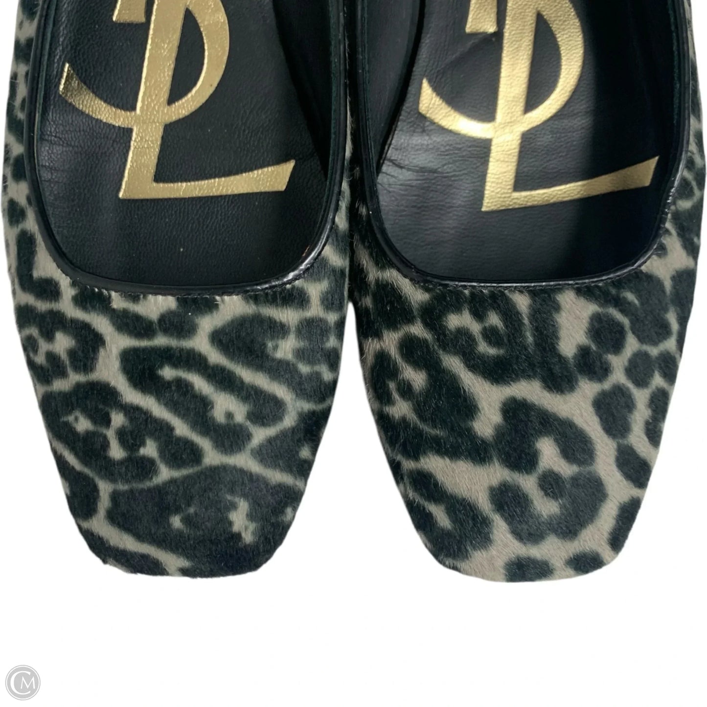 Shoes Luxury Designer By Yves Saint Laurent In Leopard Print, Size: 8.5