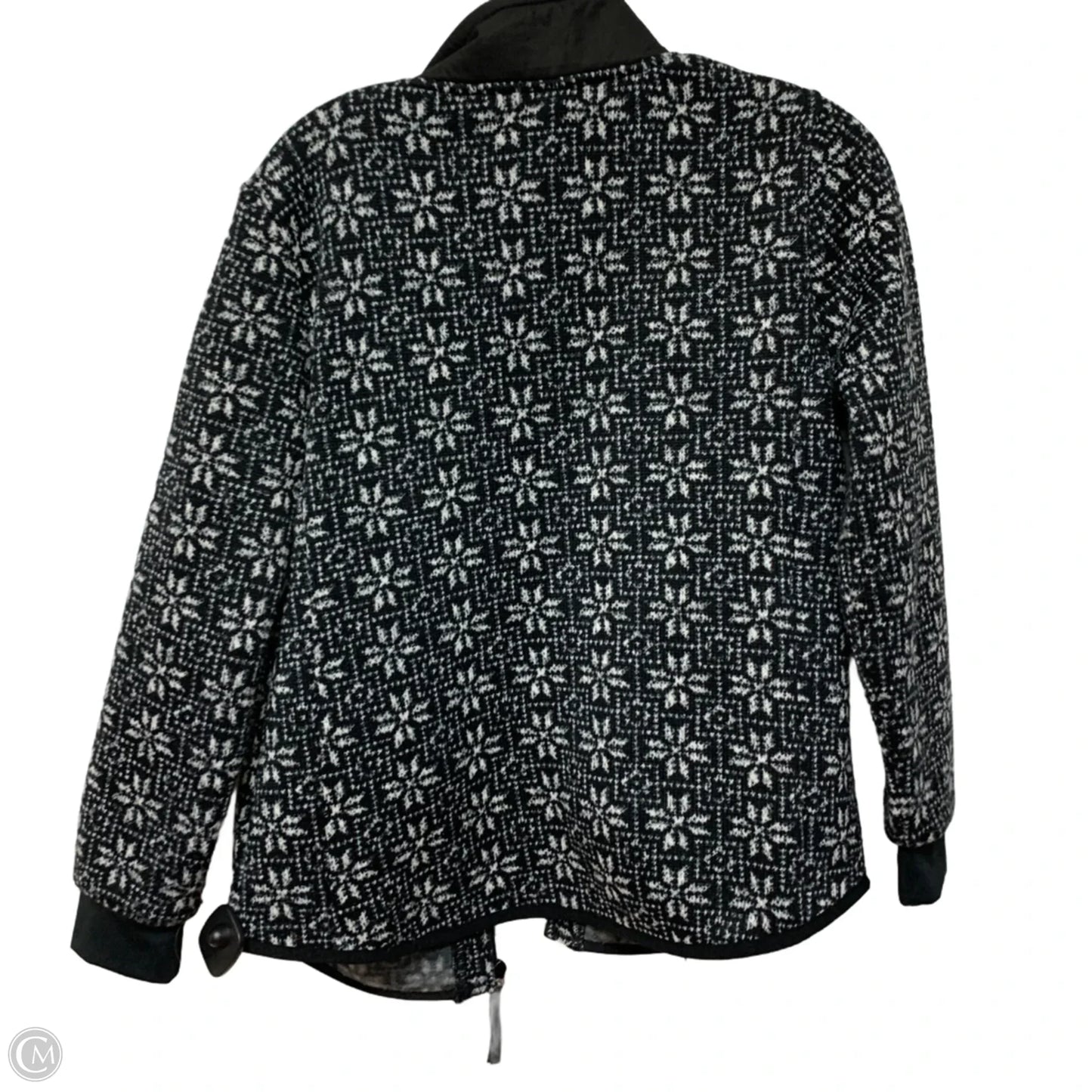 Jacket Other By Talbots In Black & White, Size: Mp