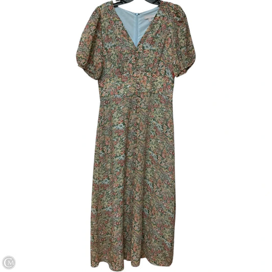 Dress Casual Maxi By Chelsea 28 In Floral Print, Size: S
