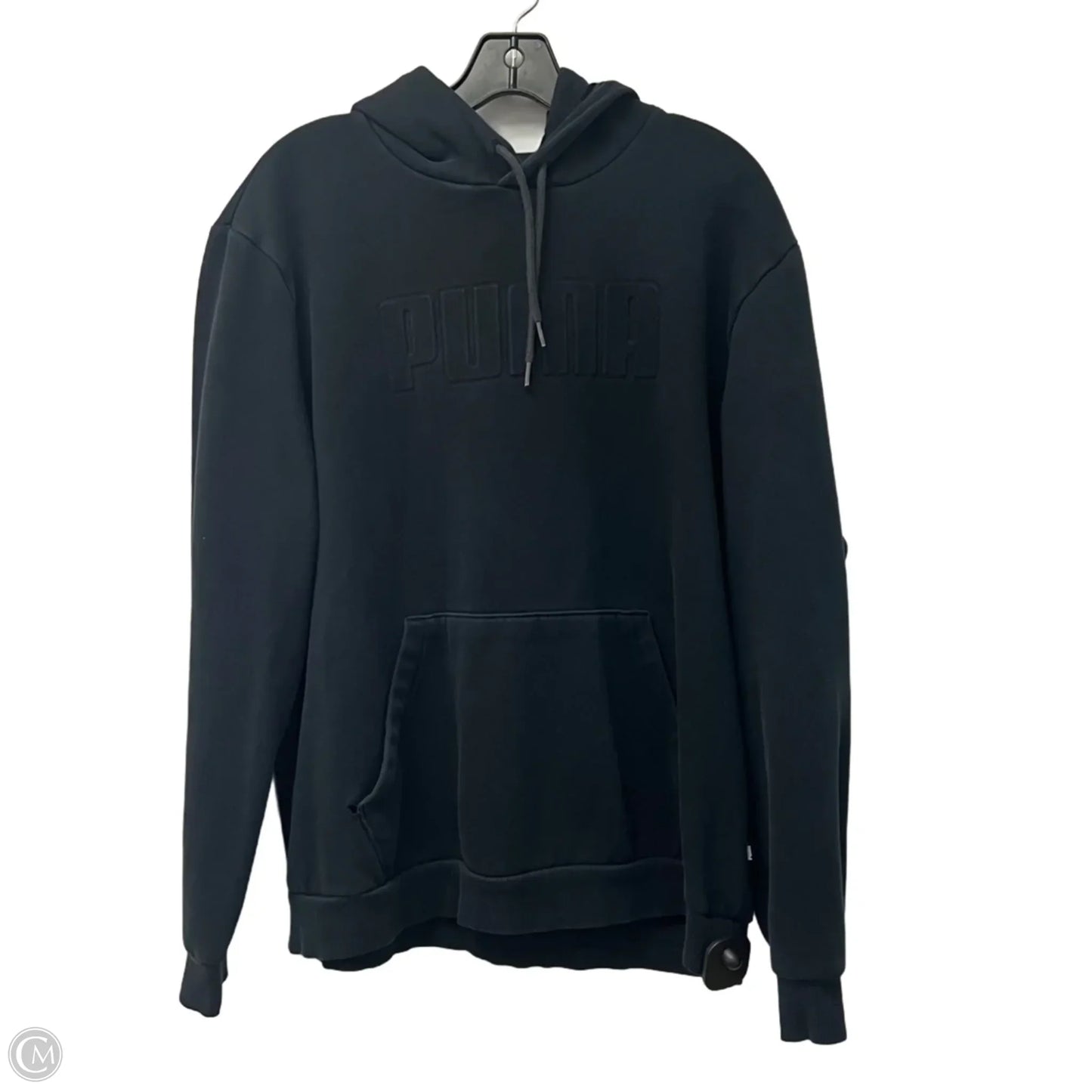 Athletic Sweatshirt Hoodie By Puma In Black, Size: Xl