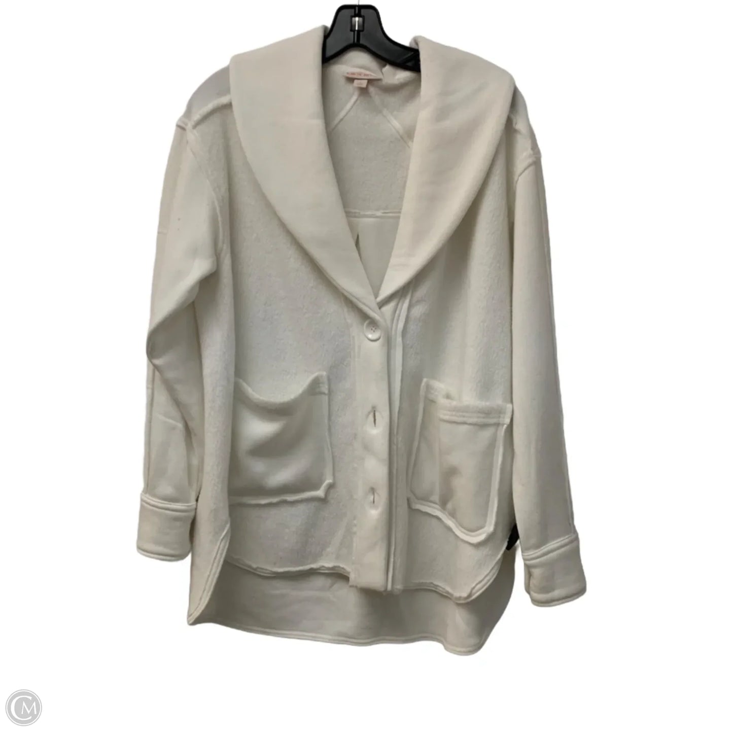 Jacket Shirt By Knox Rose In White, Size: S