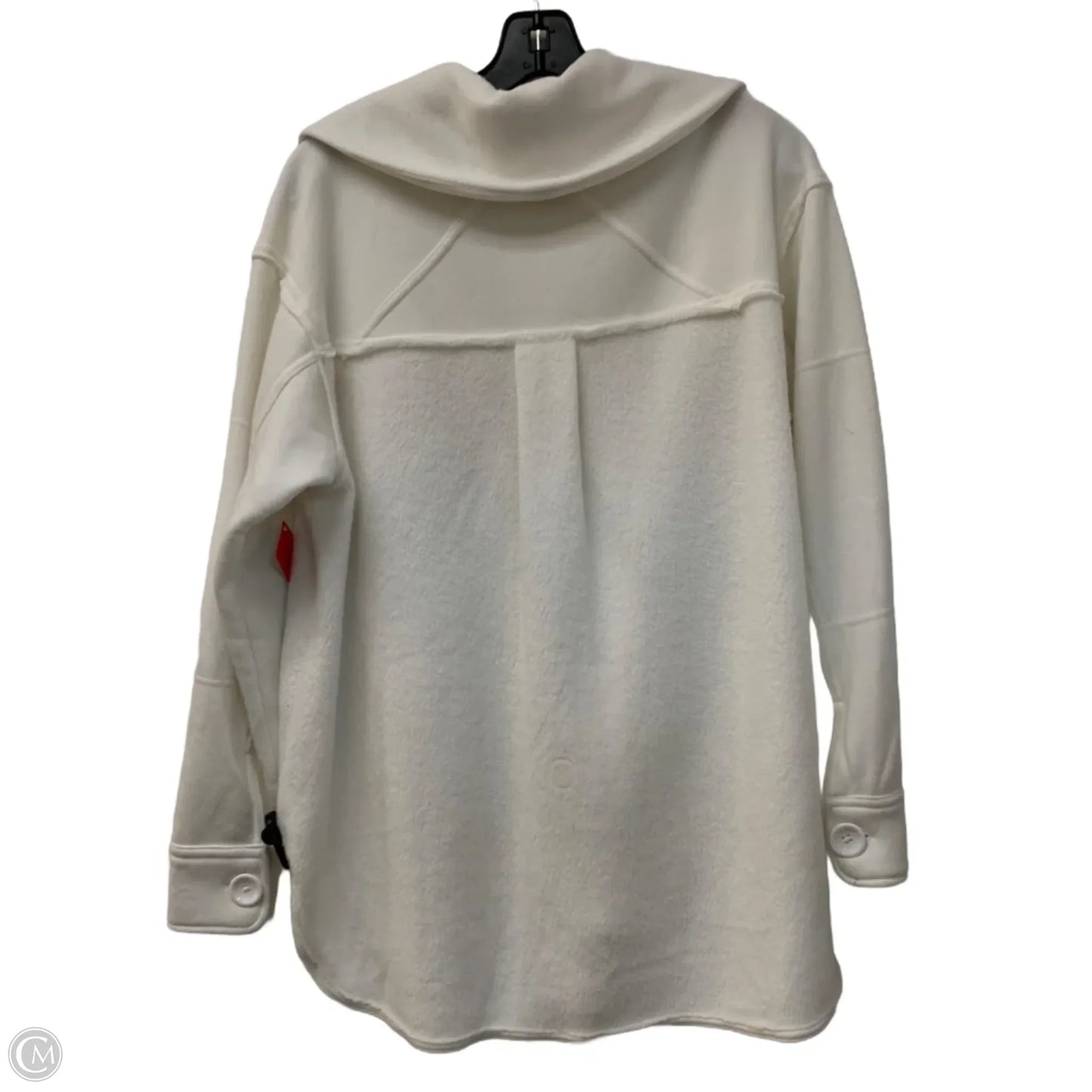 Jacket Shirt By Knox Rose In White, Size: S