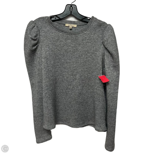 Sweater By Les Serein In Silver, Size: M