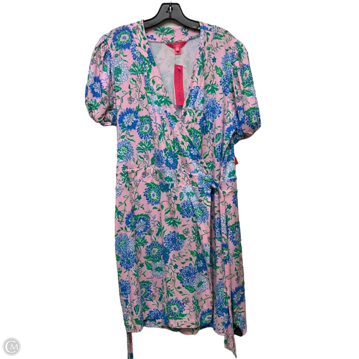 Romper Designer By Lilly Pulitzer In Blue & Pink, Size: Xl
