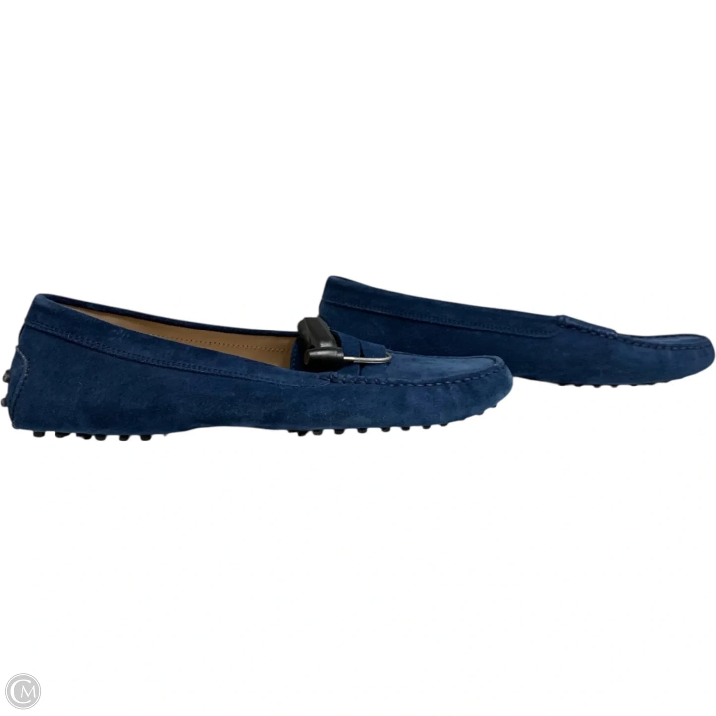 Shoes Luxury Designer By Tods In Blue, Size: 10.5