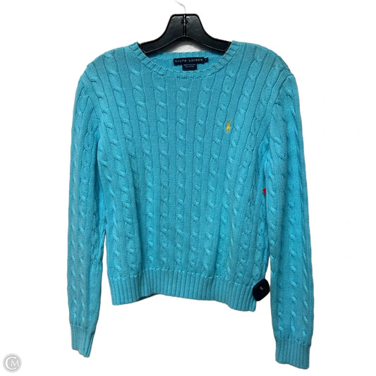 Sweater By Ralph Lauren In Blue, Size: L