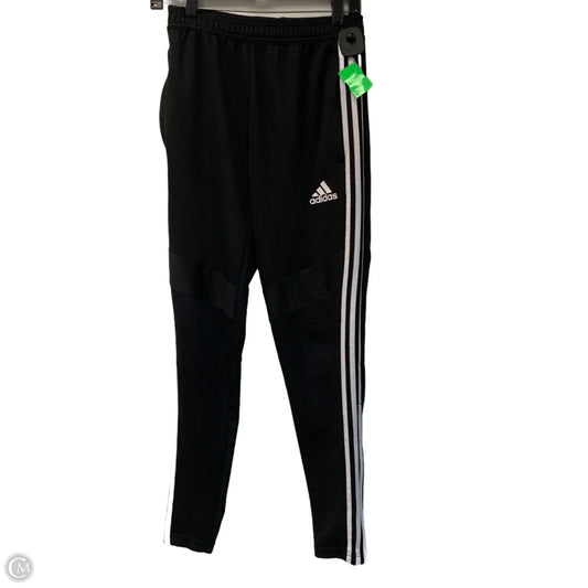 Athletic Pants By Adidas In Black & White, Size: S