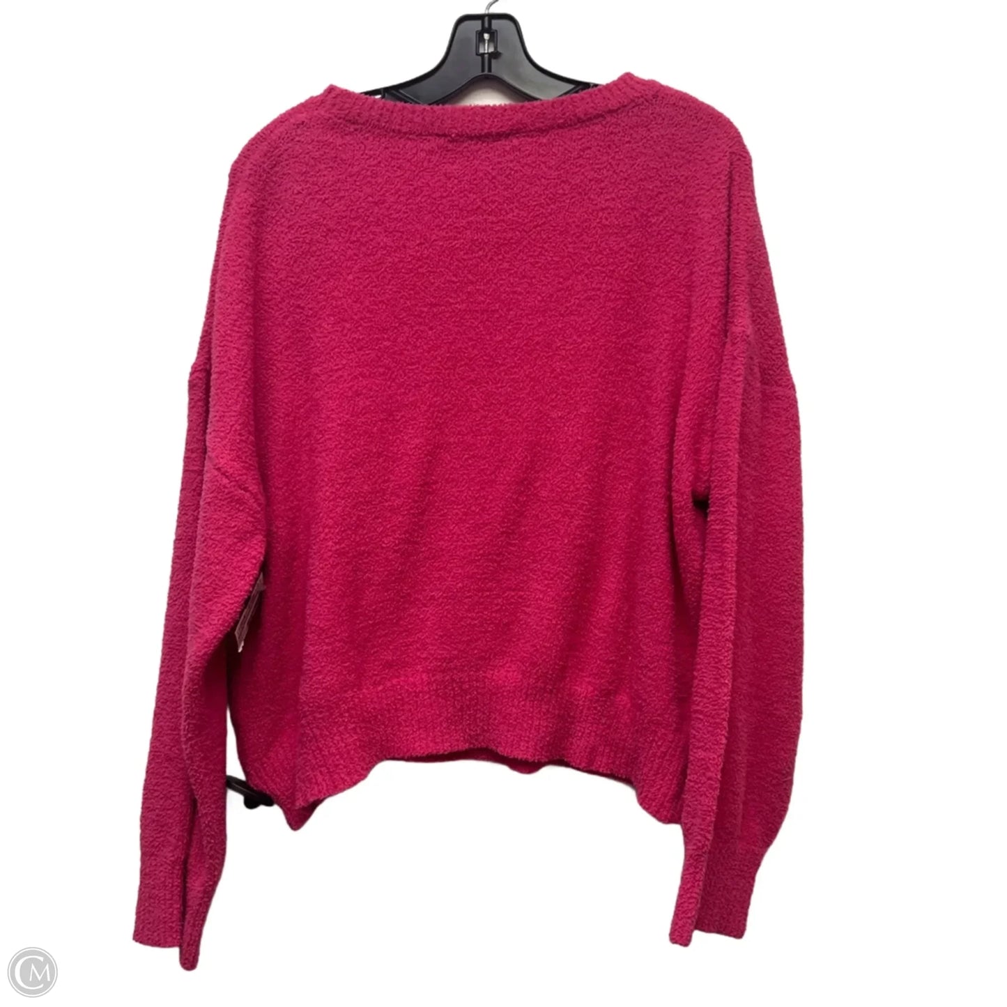 Sweater By Blue B In Pink, Size: L