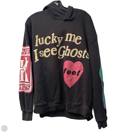 Sweatshirt Hoodie By Clothes Mentor In Grey, Size: Xl