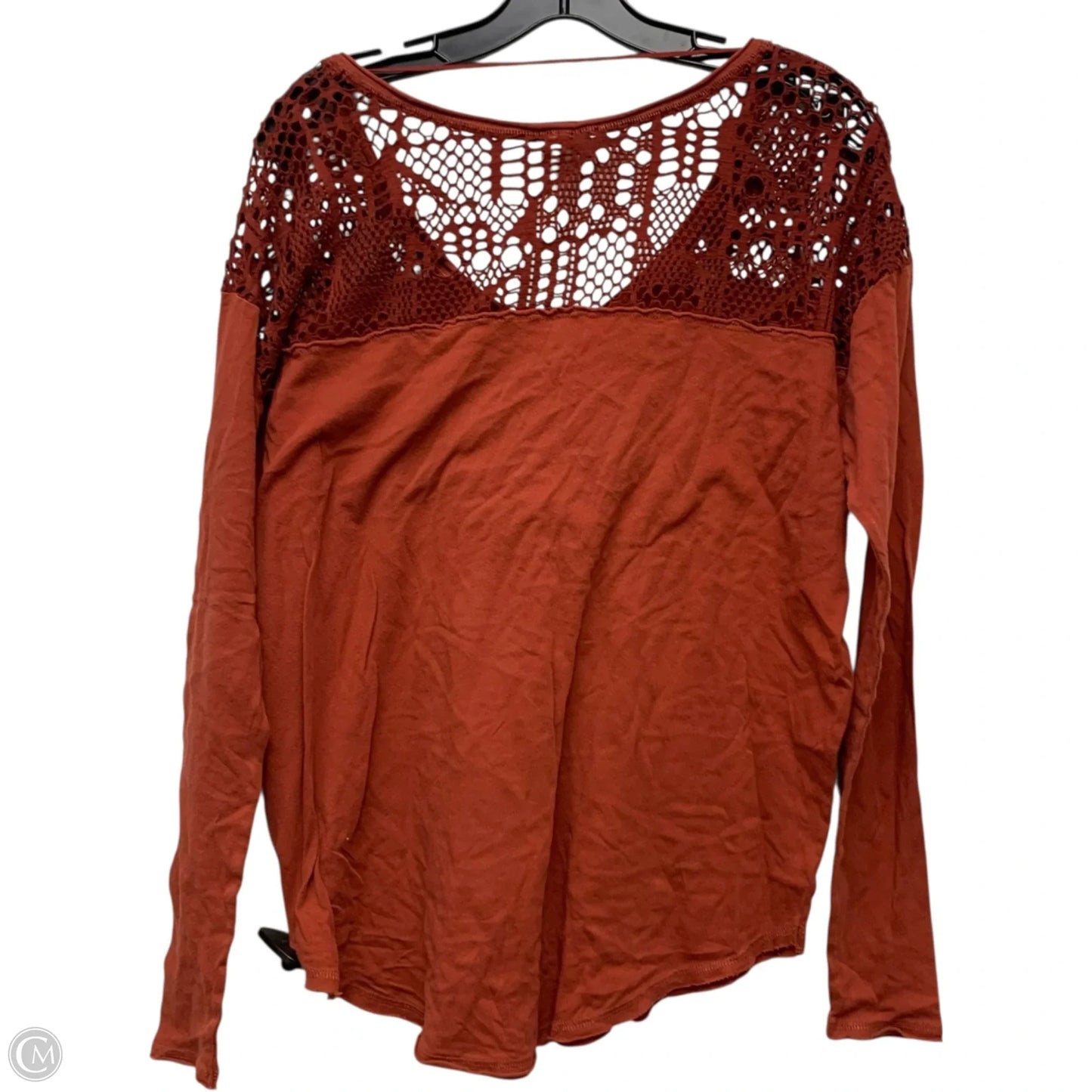 Top Long Sleeve By We The Free In Orange, Size: M