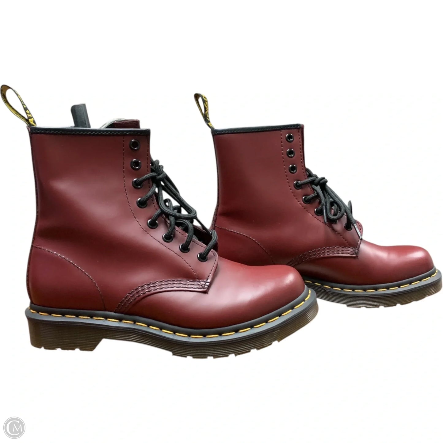 Boots Combat By Dr Martens In Red, Size: 7