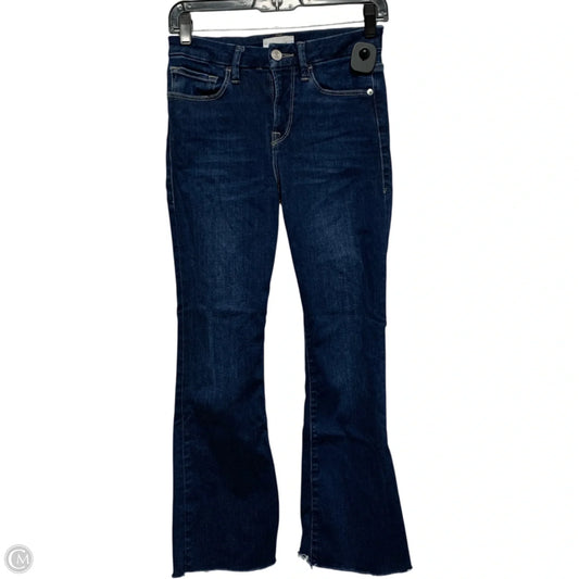 Jeans Skinny By Frame In Blue Denim, Size: 2
