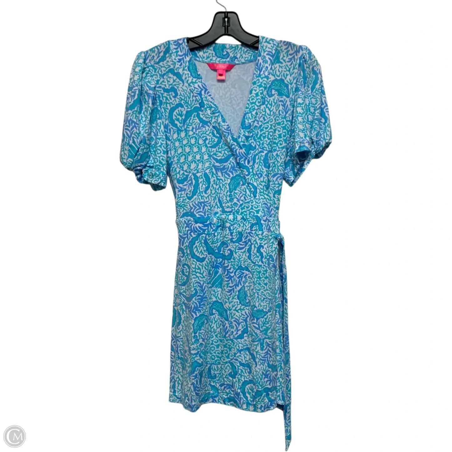 Dress Designer By Lilly Pulitzer In Blue & White, Size: M