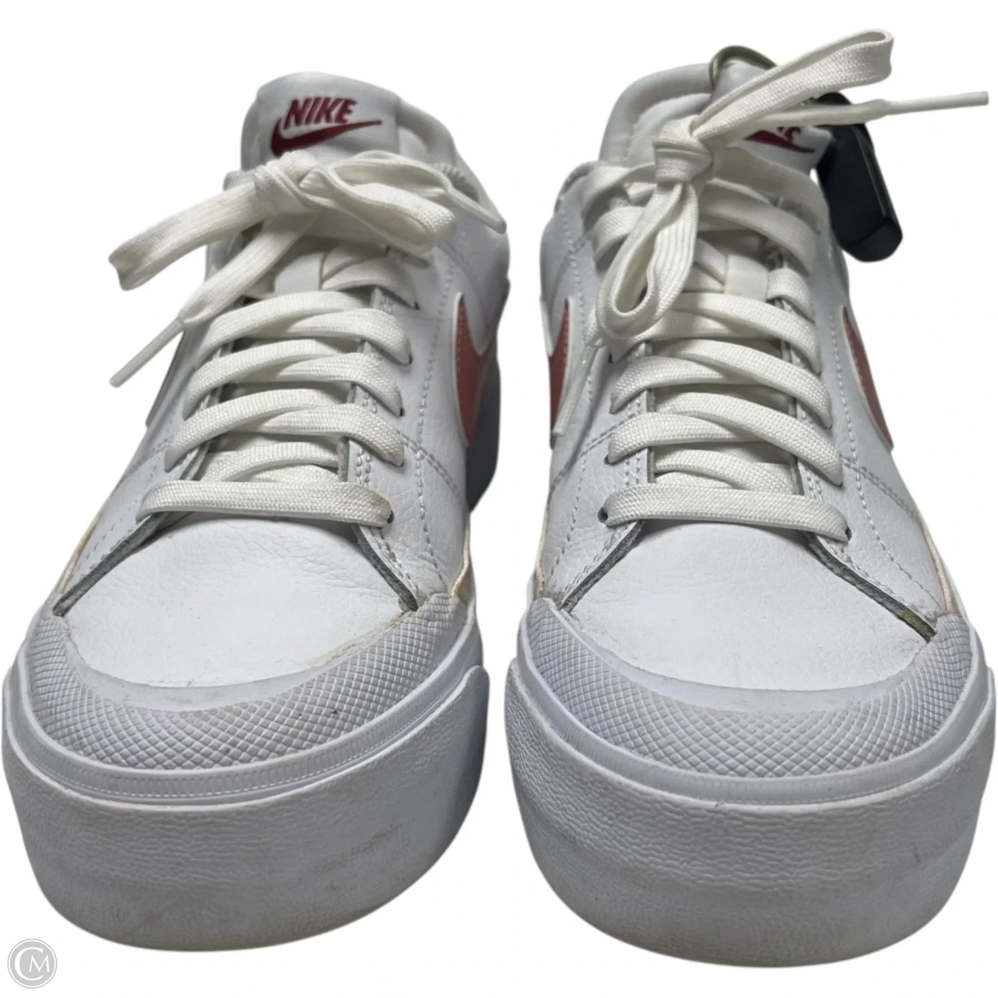 Shoes Sneakers Platform By Nike In Pink & White, Size: 7.5