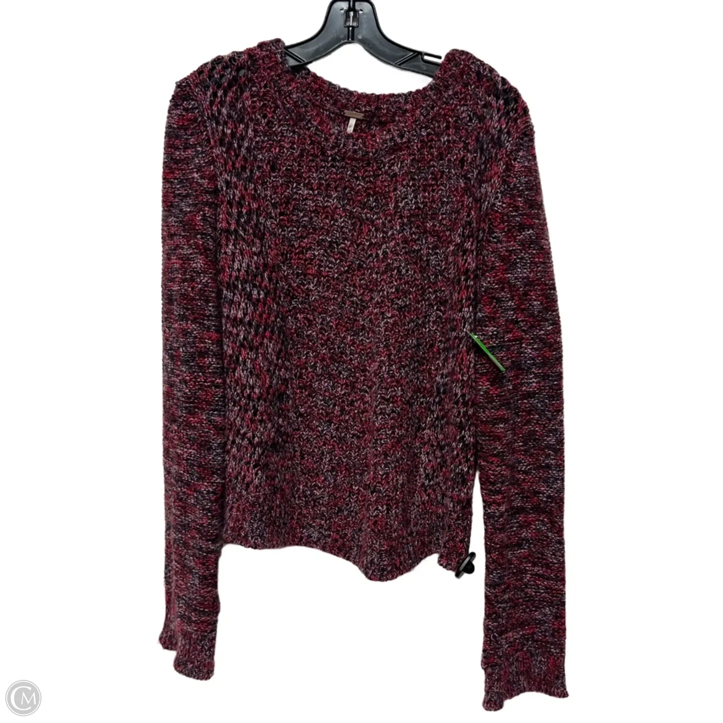 Sweater By Free People In Pink & Red, Size: L