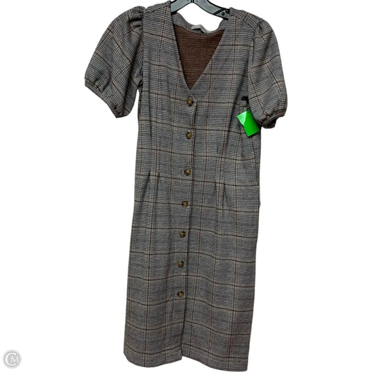 Dress Work By Loft In Black & White, Size: Xs