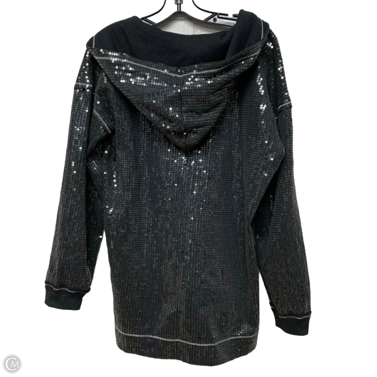 Sweatshirt Hoodie By Anthropologie In Grey, Size: S